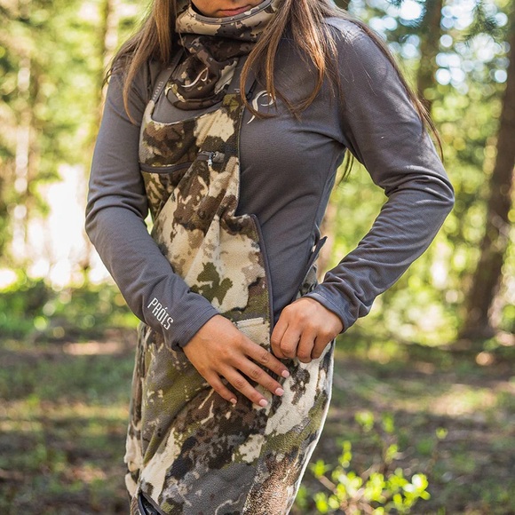 Prois GREANN PRIMALOFT GOLD INSULATED BIB HUNTING CAMO- Size MEDIUM EUC!! - Picture 1 of 11